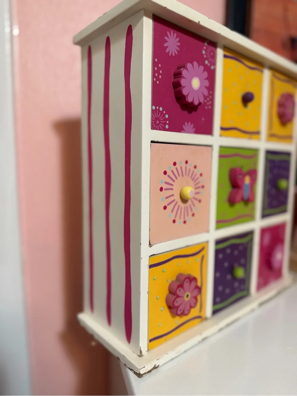 Colorful 9-Drawer Jewelry Organizer - Multicolor